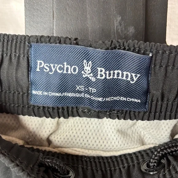 🐰 Psycho Bunny Ligon Embroidered Swim Trunks XS Men's Logo Pattern 🐰 - Picture 3 of 12